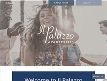 Tablet Screenshot of ilpalazzoapts.com